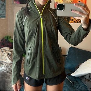 Army Green Athleta XXS Running Jacket
